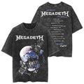 Megadeth This Was Our Life 2026 Merch Vic Let There Be Shred With Dates Washed T-Shirt Fan Gear - Merchluma