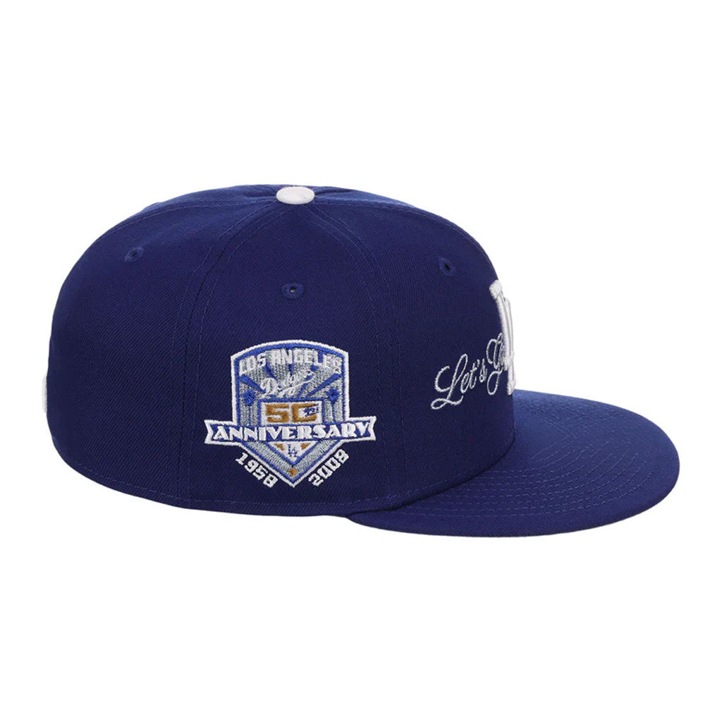 Lids Hat Drop Fanatics Fest Merch Los Angeles Dodgers Let's Go Snapback Hat LA Dodgers Merch - Merchluma