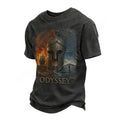 The Odyssey Greek Mythology Epic Poem Illustration T-Shirt The Odyssey Merch Fan Gift - Merchluma