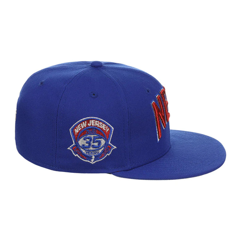 Lids Hat Drop Fanatics Fest Merch New Jersey Nets Hardwood Classics Snapback Hat NJ Nets Merch - Merchluma