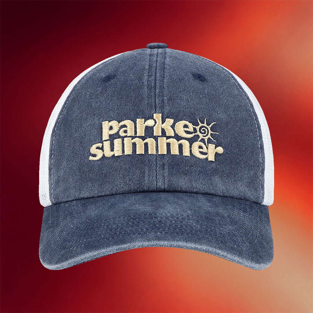 Parke Merch 2026 Parke Summer Trucker Hat Embroidered Birthday Gift Ideas For BFF - Merchluma