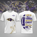 Baltimore Ravens Christ Strengthens Me T-Shirt 2026 Baltimore Ravens Merch Gift For Him - Merchluma