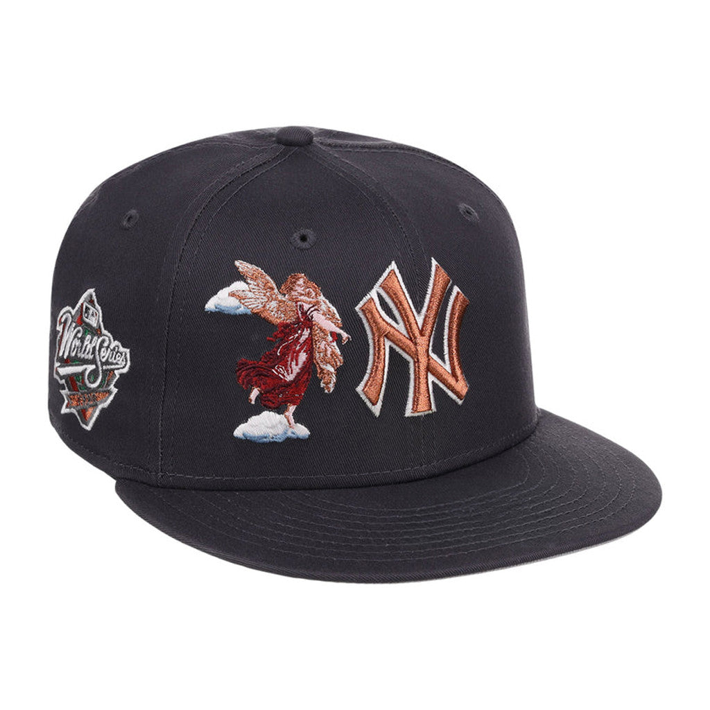 Lids Hat Drop Fanatics Fest Merch New York Yankees Angel Snapback Hat NY Yankees Mech Fan Gifts - Merchluma