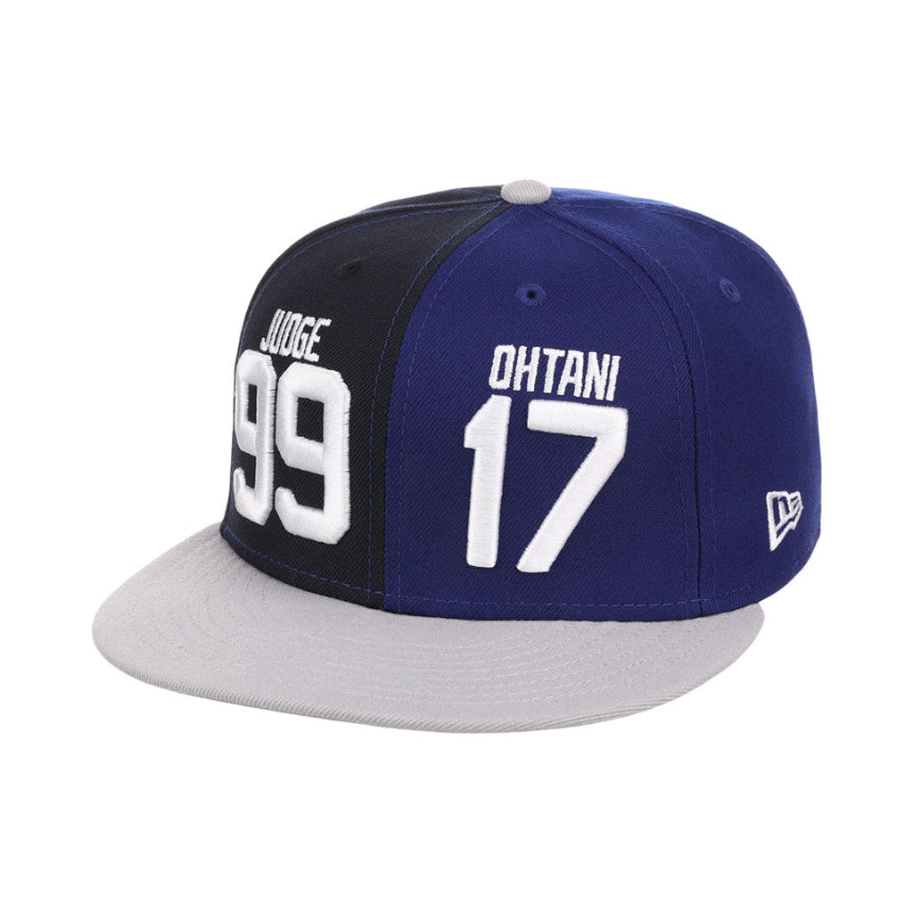 Lids Hat Drop Fanatics Fest Merch Judge 99 Vs Ohtani 17 Split Snapback Hat Baseball Fan Gifts - Merchluma