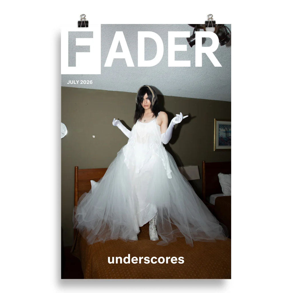 Underscores Merch 2026 The Fader Cover Poster Home Decor Ideas Gift For Music Lovers - Merchluma