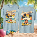 Mickey Mouse Summer Vibes 2026 Shirt Beach Vacation Clothing Gifts For Friends - Merchluma