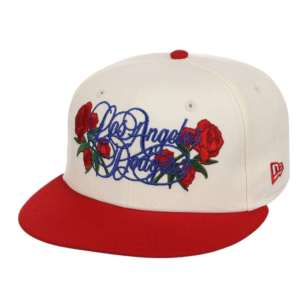 Lids Hat Drop Fanatics Fest Merch Los Angeles Dodgers Rose Script Snapback Hat Present For Fans - Merchluma