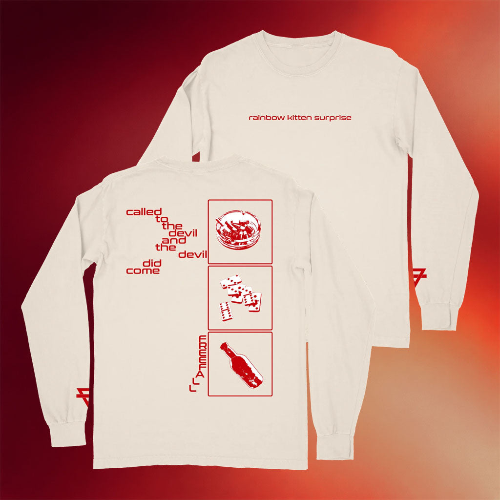 Rainbow Kitten Surprise Merch 2026 Freefall Long Sleeve Shirt Gifts For Rock Band Fans - Merchluma