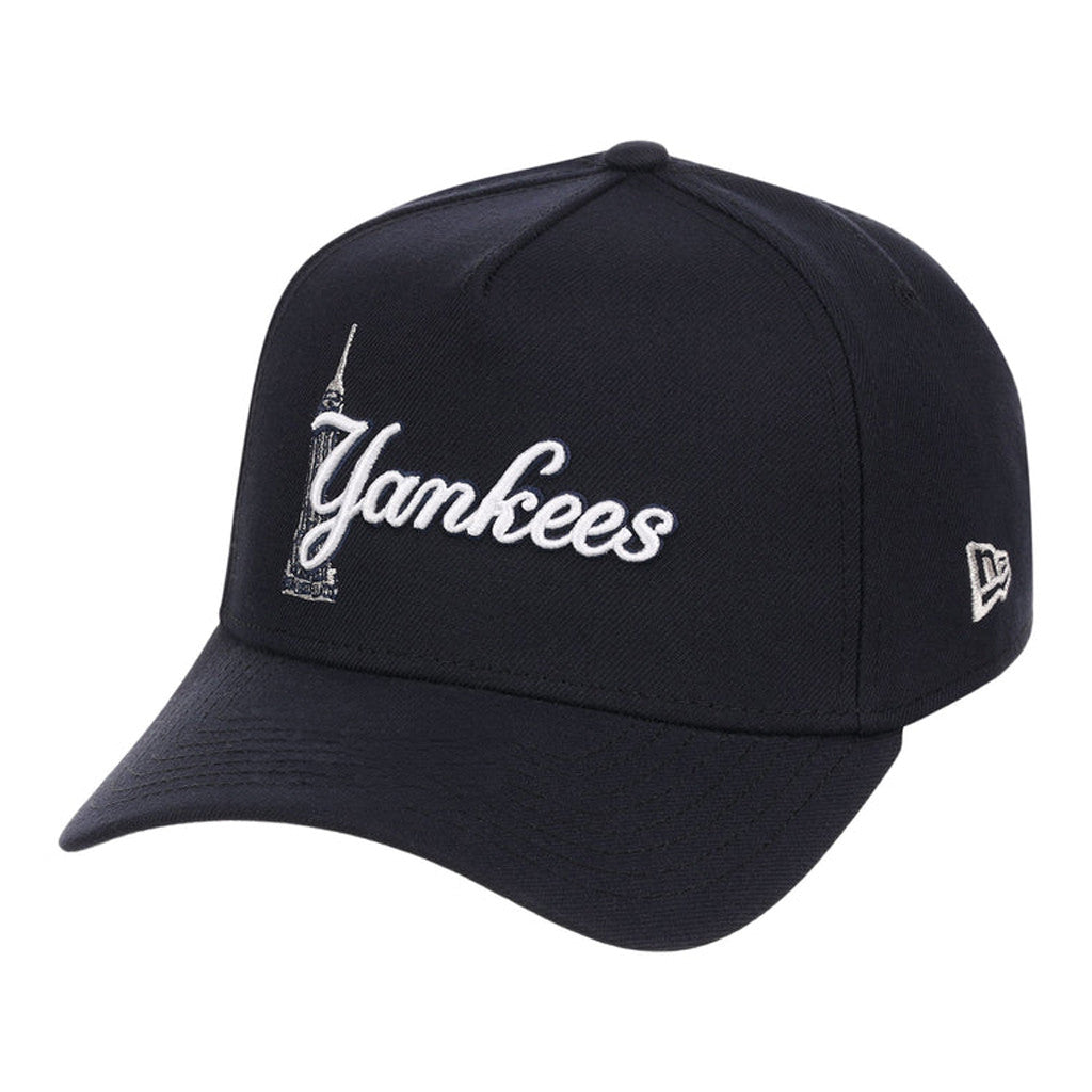 Lids Hat Drop Fanatics Fest Merch New York Yankees Empire Script New Era Embroidered Hat Black - Merchluma