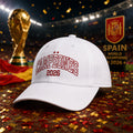 Spain National Football Team World Champions 2026 Baseball Cap Spain National Merch Gift Ideas - Merchluma