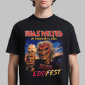 Iron Maiden Eddfest Merch 2026 I Was Melted At Knebworth Eddie With Ice Cream T-Shirt Fan Gifts - Merchluma