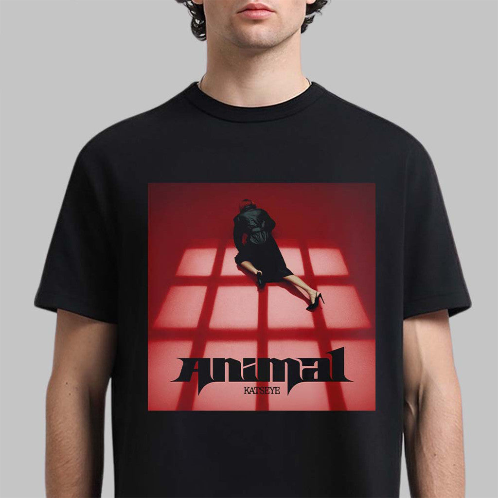 Katseye Merch 2026 Animal T-Shirt Black Katseye New Song Shirt Gift For Music Lovers - Merchluma