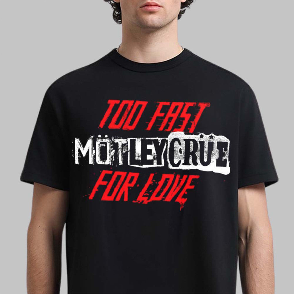 Motley Crue The Return Of Carnival Of Sins 2026 Merch 45th Anniversary Too Fast For Love Shirt - Merchluma