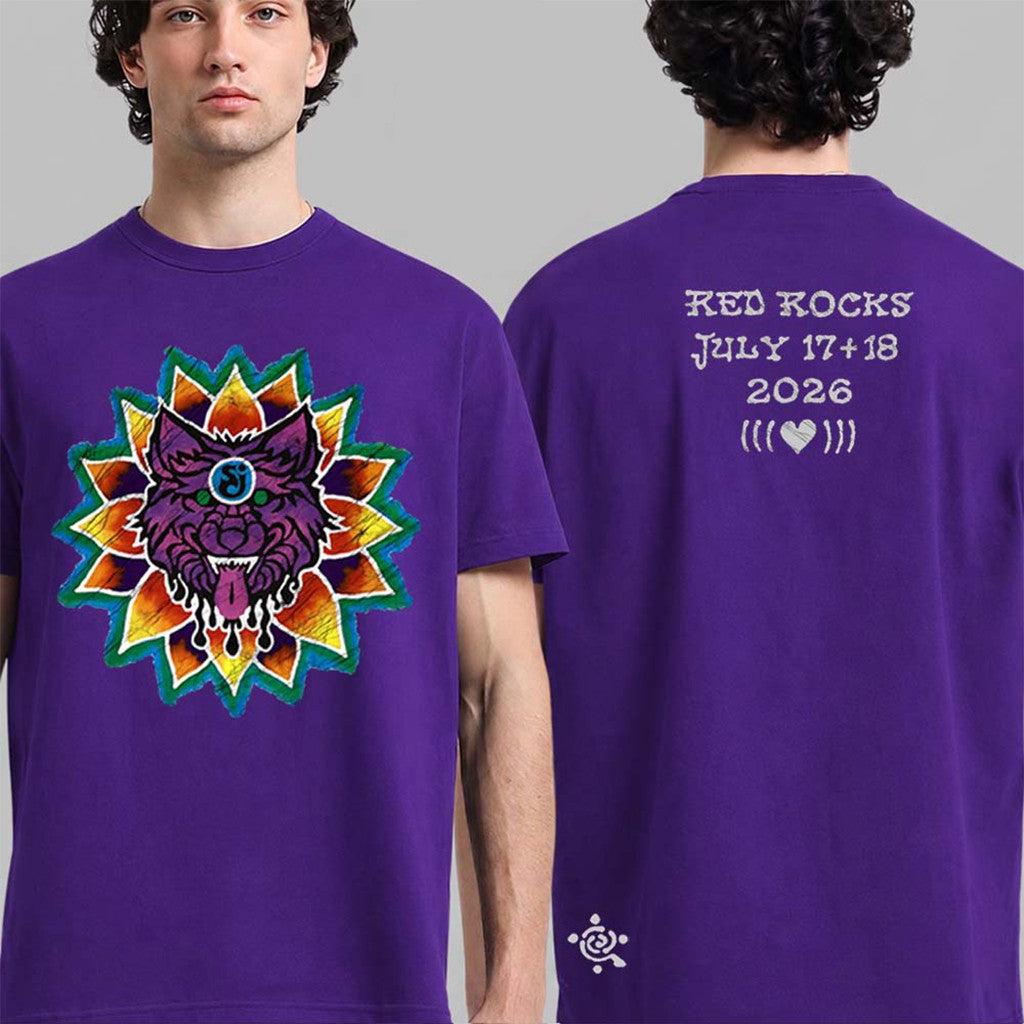 The String Cheese Incident Live At Red Rocks 2026 Run Shirt Playful Wisdom T-Shirt Fan Merch - Merchluma