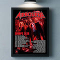 Airbourne Get Gutsy Europe 2026 Tour Schedule Dates Poster Airbourne Merch Home Decor - Merchluma