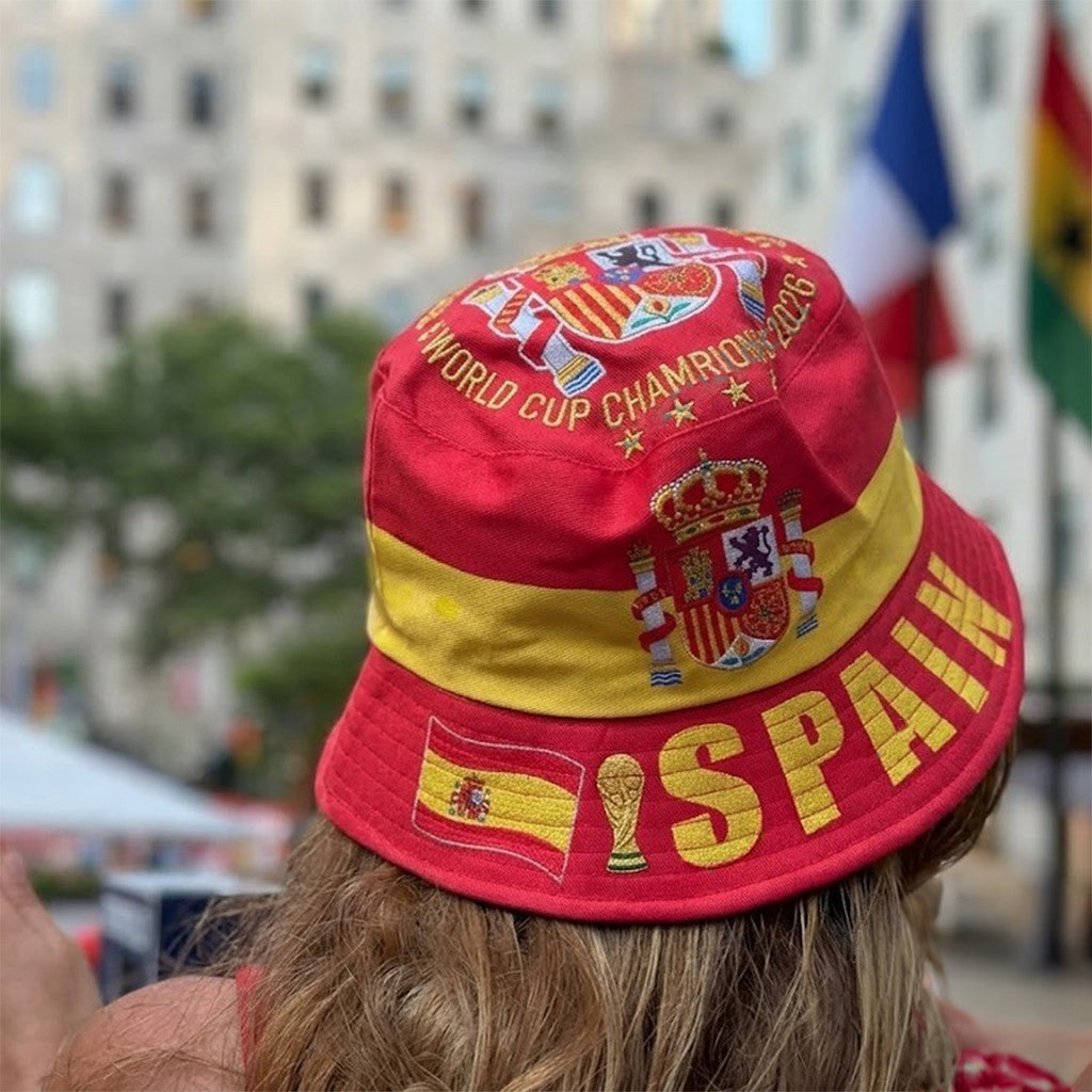 Spain National Football Team World Cup Champion 2026 Bucket Hat Spain Soccer Merch Present - Merchluma