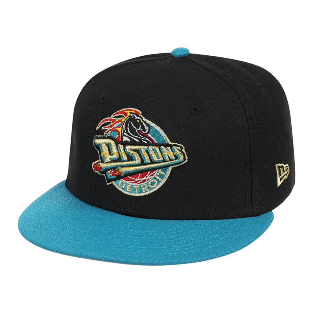 Lids Hat Drop Fanatics Fest Merch Detroit Pistons Hardwood Snapback Hat Embroidered Pistons Merch - Merchluma