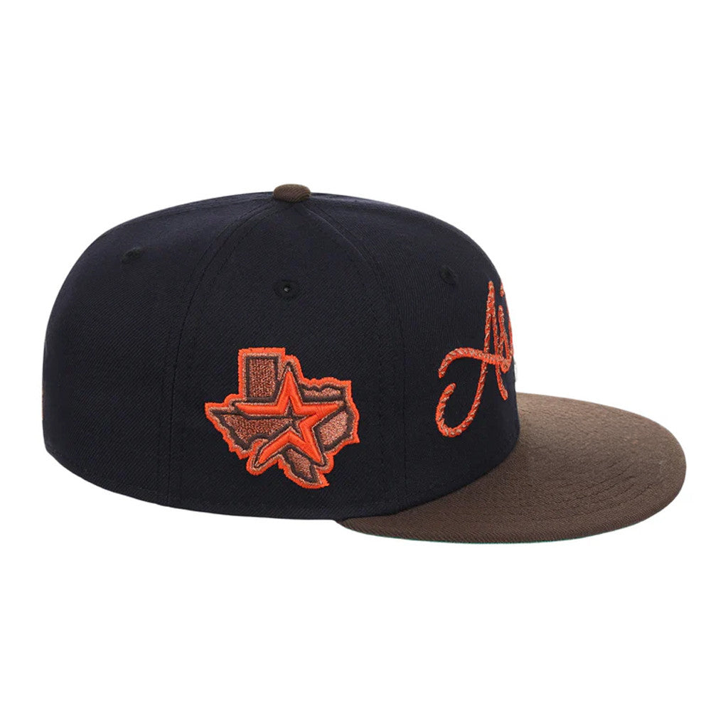 Lids Hat Drop Houston Heritage And Heat Merch Houston Astros Heritage And Heat Lasso Snapback Hat - Merchluma