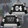 Blood Saga Enhypen World Tour Jersey 04 Jungwon Enhypen Merch Presents For Music Lovers - Merchluma