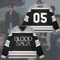 Blood Saga Enhypen World Tour Jersey 05 Jake Enhypen Merch Gifts For Music Lovers - Merchluma