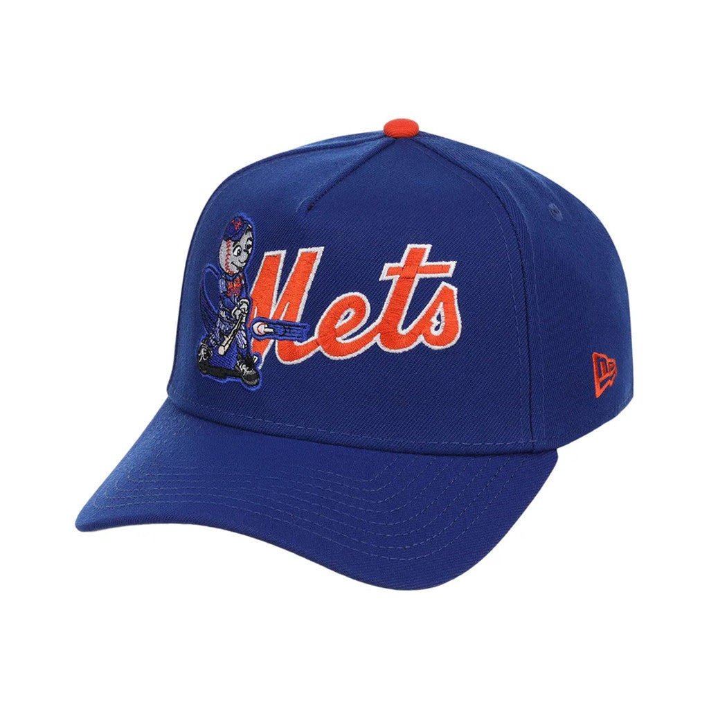 Lids Hat Drop Fanatics Fest Merch New York Mets Mascot Hat Blue Embroidered Gifts For Him - Merchluma