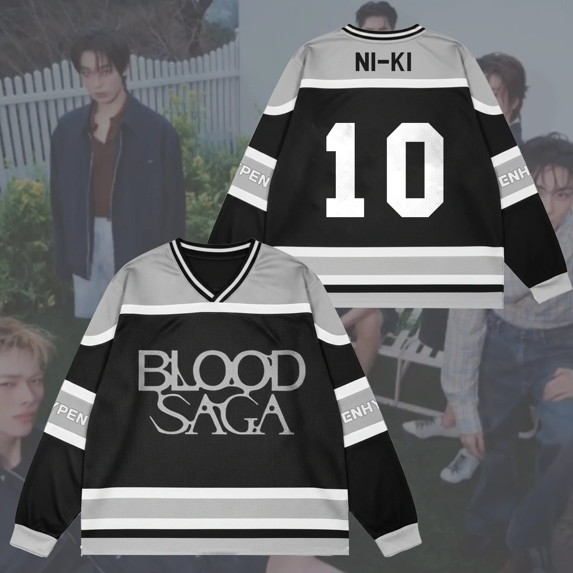 Blood Saga Enhypen World Tour Jersey 10 Ni-Ki Enhypen Merch Gifts For Boy Band Fans - Merchluma