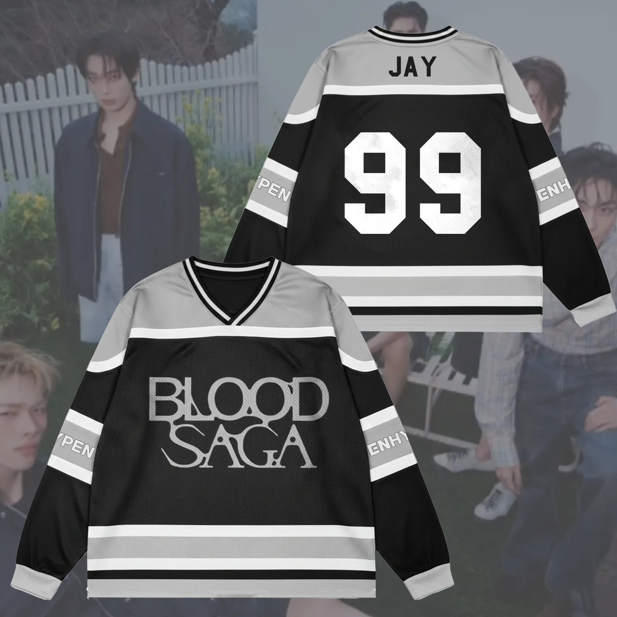 Blood Saga Enhypen World Tour Jersey 99 Jay Enhypen Merch Best Gifts For Music Lovers - Merchluma