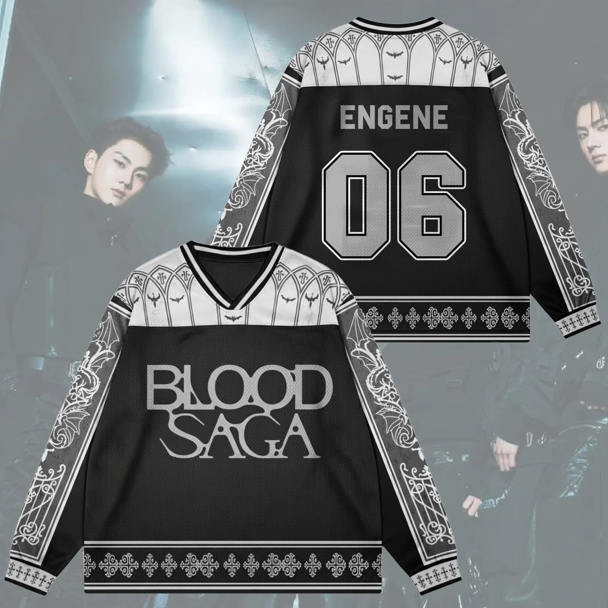 The Vanishing Sin Blood Saga Enhypen World Tour Jersey 06 Engene Enhypen Merch Gifts For Fans - Merchluma