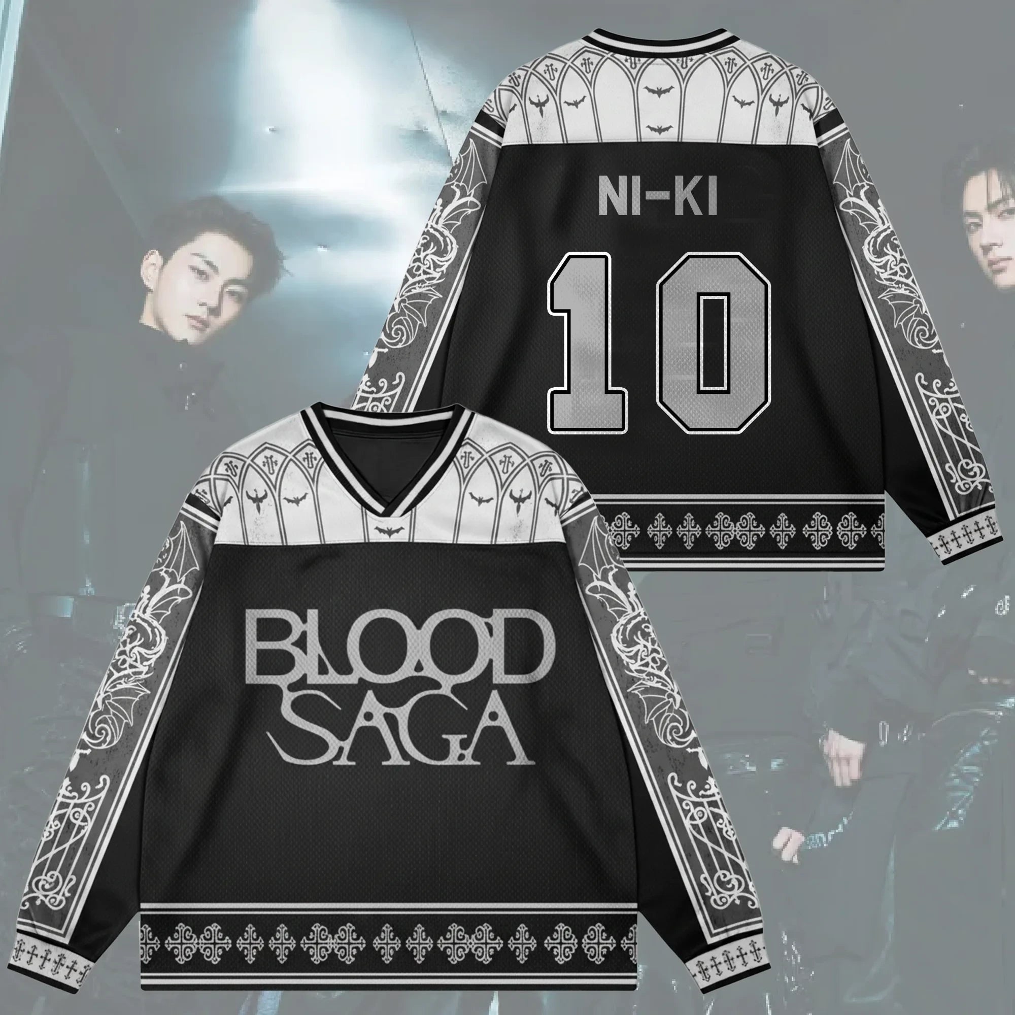 The Vanishing Sin Blood Saga Enhypen World Tour Jersey 10 Ni-Ki Enhypen Merch Fans Gifts - Merchluma
