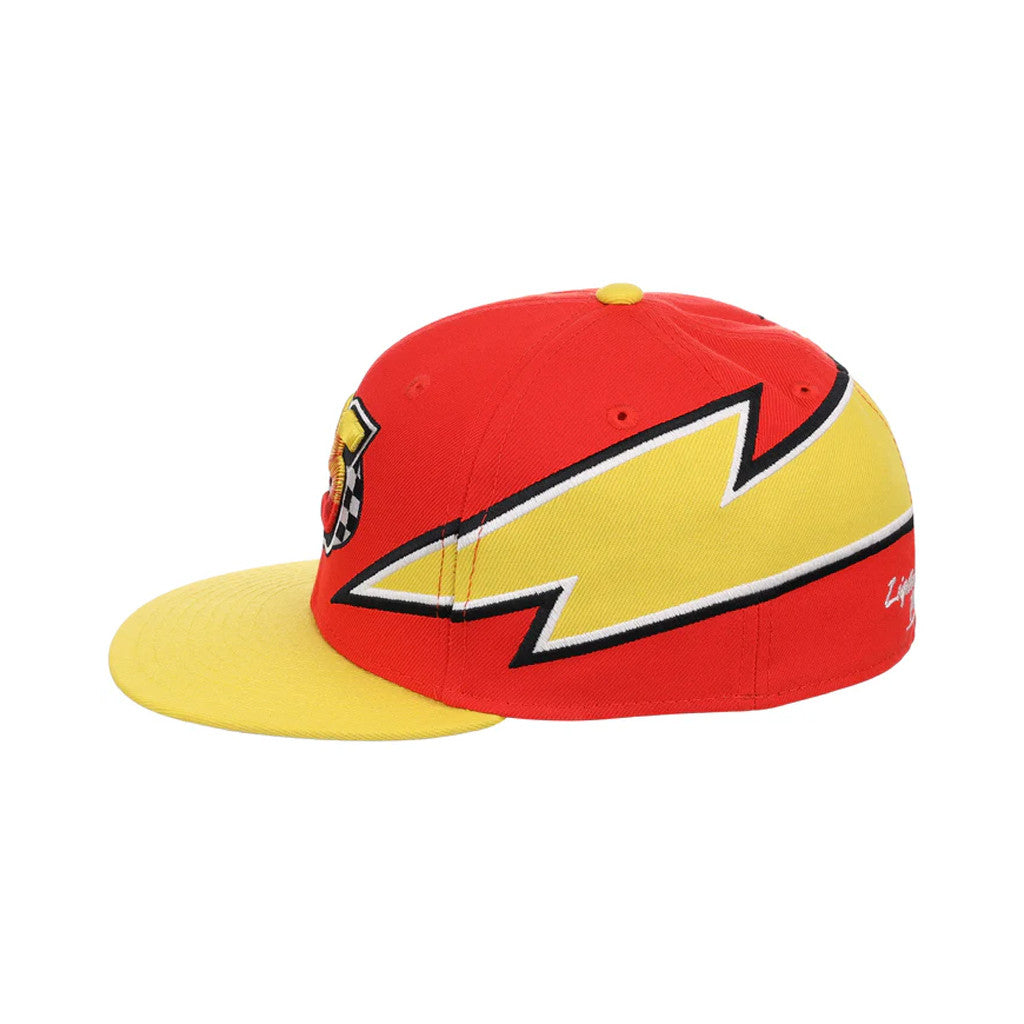 Lids Hat Drop The Cars 20th Anniversary Collection Merch 95 Lightning Snapback Hat Embroidered - Merchluma