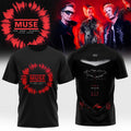 Muse The Wow Signal Tour 2026 T-Shirt Muse Merch Black Gifts For Rock Lovers - Merchluma