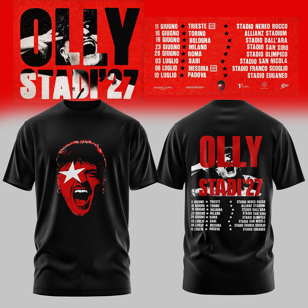 The Olly Stadi 27 Tour T-Shirt Olly Merch Best Gifts For Boyfriend - Merchluma