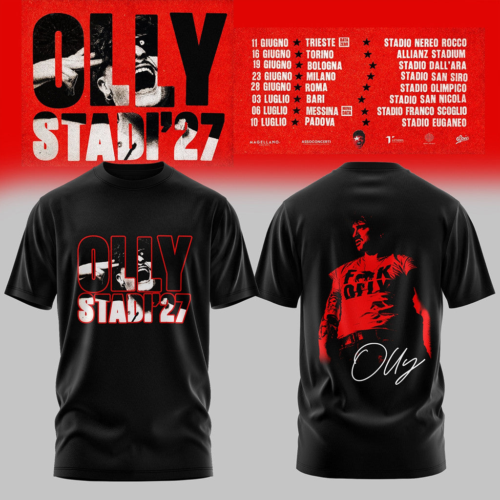 The Olly Stadi 27 Tour T-Shirt Olly Merch Gift Ideas For Husband - Merchluma