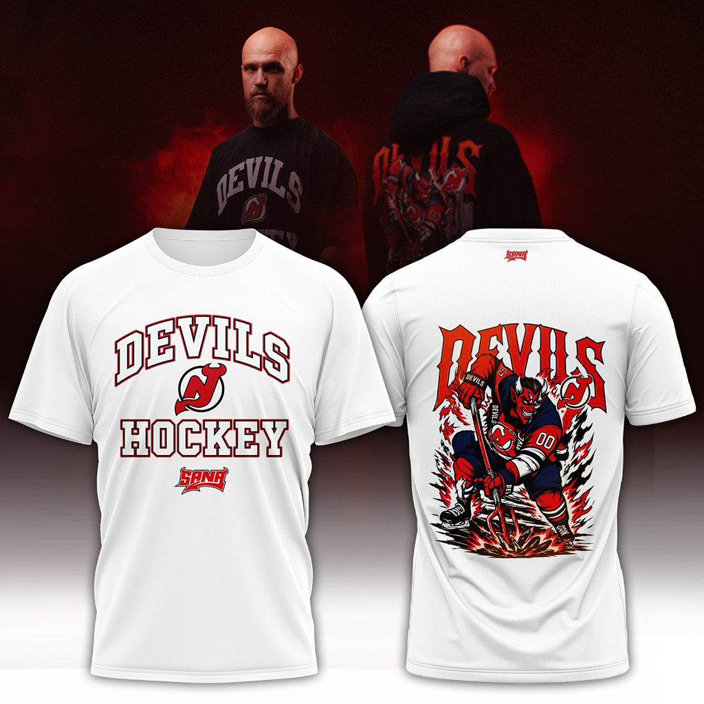 New Jersey Devils X Sana Fanatics Fest T-Shirt NJ Devils Merch Gifts For Hockey Fan - Merchluma