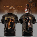Hudson Westbrook Merch 2026 Hits Me Tour Dates T-Shirt Presents For Music Lovers - Merchluma