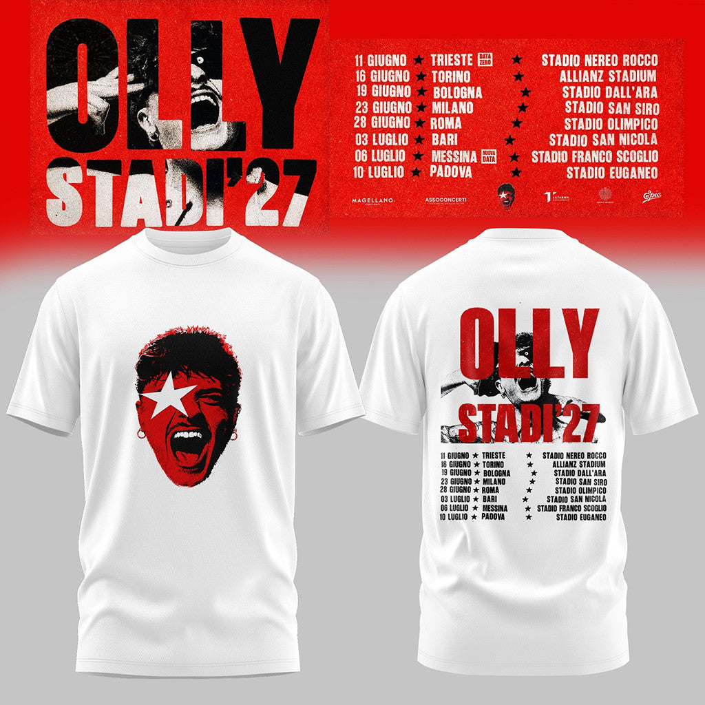 The Olly Stadi 27 Tour T-Shirt Olly Merch Birthday Gift For Brother - Merchluma