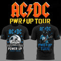 ACDC X Carolina Panthers Power Up Tour 2026 T-Shirt Black ACDC Merch Gift For Rock Fans - Merchluma