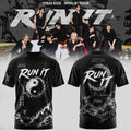 Stray Kids 2026 World Tour Run It Shirt With Signatures Yin Yang T-Shirt Stray Kids Merch - Merchluma