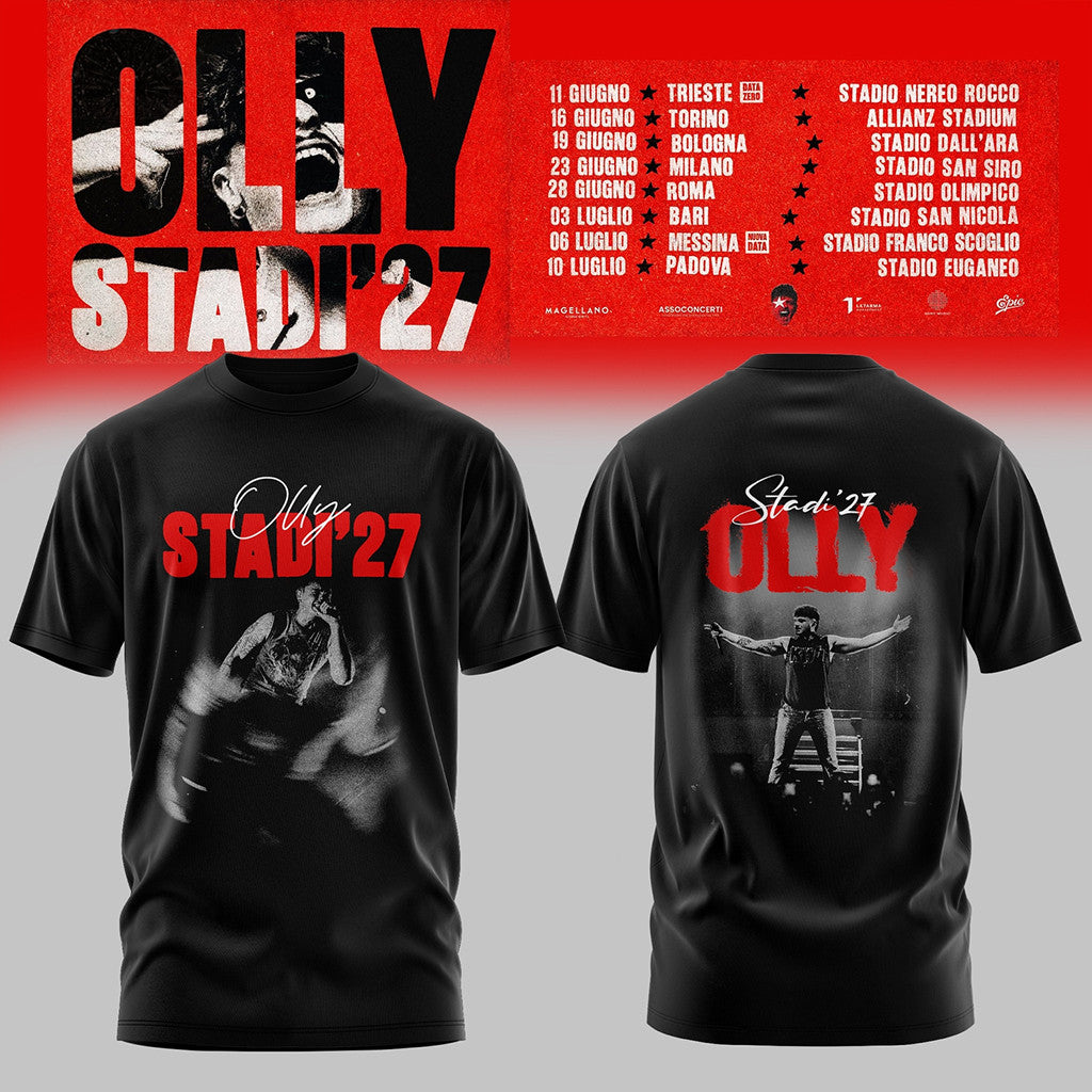 The Olly Stadi 27 Tour T-Shirt Olly Merch Birthday Present For Him - Merchluma
