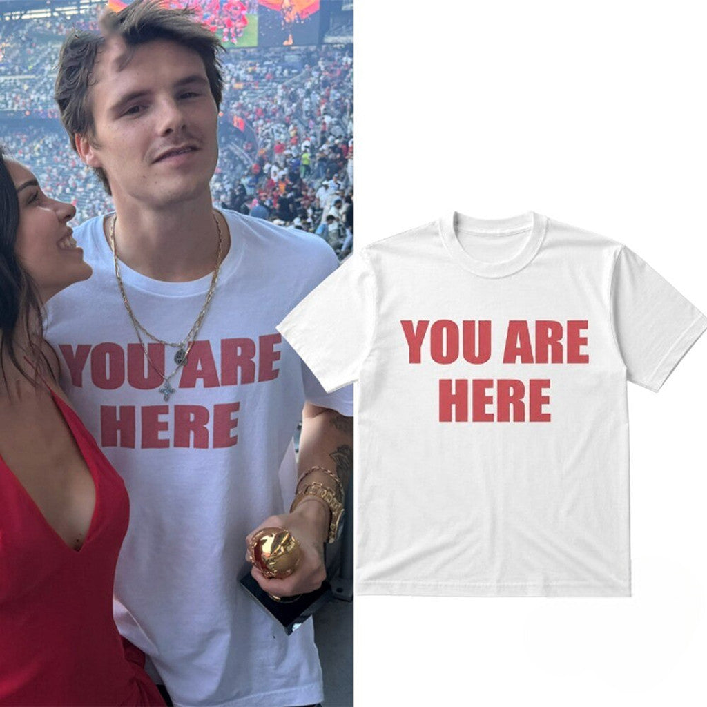 Cruz Beckham At World Cup 2026 Final You Are Here Shirt White Gift For Friends - Merchluma