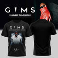 GIMS Summer Tour 2026 Signature T-Shirt Black GIMS Merch Presents For Hip Hop Lovers - Merchluma