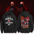 New Jersey Devils X Sana Fanatics Fest Hoodie Black NJ Devils Merch Presents For Hockey Fans - Merchluma