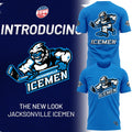 Jacksonville Icemen 10Th Anniversary Logo Shirt Jacksonville Icemen Merch Hockey Fan Gifts - Merchluma