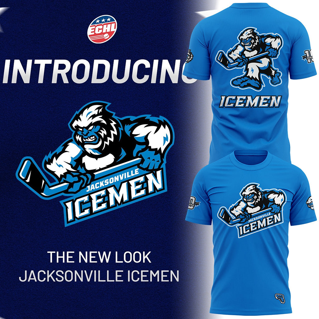 Jacksonville Icemen 10Th Anniversary Logo Shirt Jacksonville Icemen Merch Hockey Fan Gifts - Merchluma