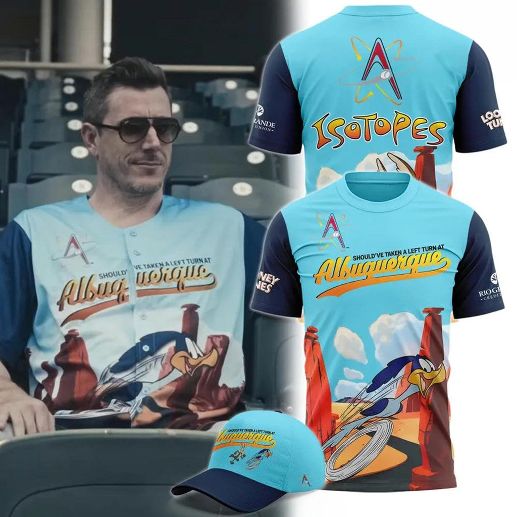 Albuquerque Isotopes 2026 Looney Tunes T-Shirt Isotopes Merch Gifts For Your Boyfriend - Merchluma