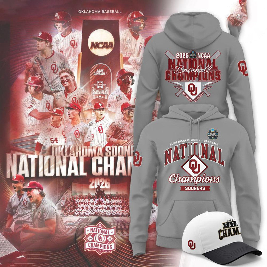 Oklahoma Sooners 2026 MCWS National Champions Hoodie Sooners Merch Football Fans Gifts - Merchluma