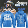 Post Malone Salute 250 Columbus Ohio Concert 2026 Hoodie Blue Post Malone Merch Brother Gifts - Merchluma