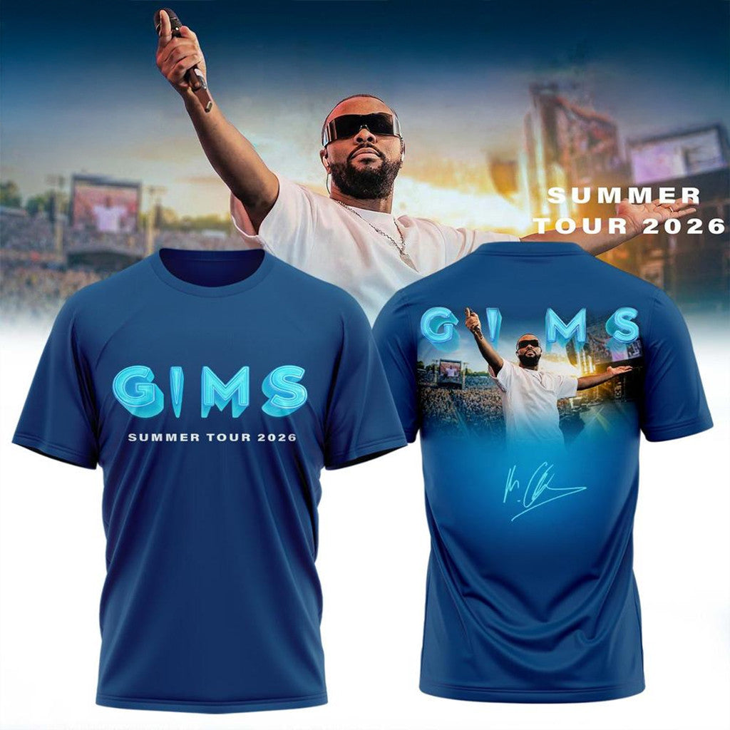 GIMS Summer Tour 2026 Signature T-Shirt GIMS Merch Rap Fan Apparel Gift For Friends - Merchluma