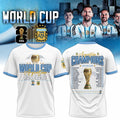 Argentina World Cup Champions 2026 Roster T-Shirt Argentina FIFA Winner Merch Fan Gifts - Merchluma