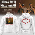 Niall Horan X Thomas Rhett Live Concert 2026 Tour Hoodie White Niall Horan X Thomas Rhett Merch - Merchluma